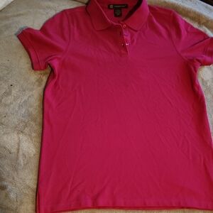 Harriton Red Polo Shirt Sz Med